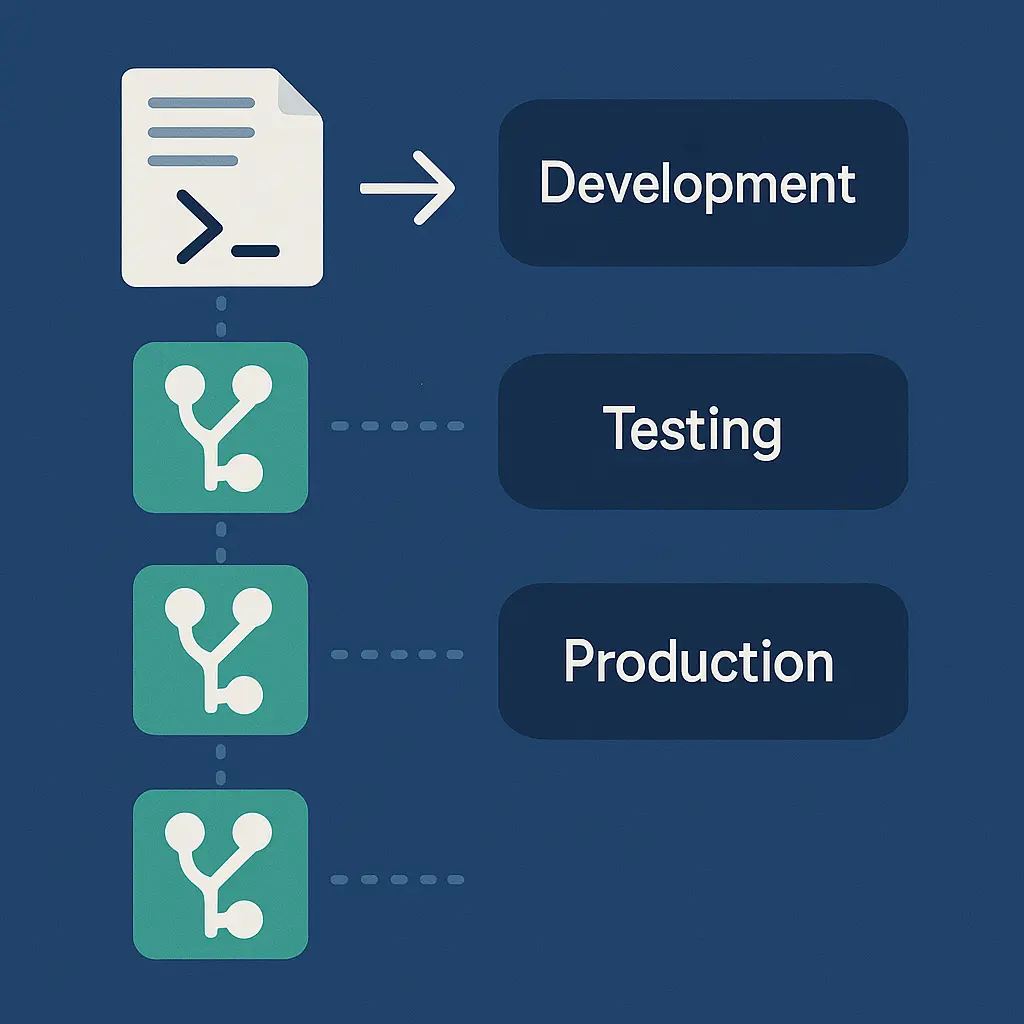 Git Merge Script für Deployment Workflow